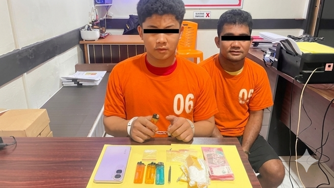 Pengembangan Kasus, Polsek Bukit Batu Ringkus Dua Pengedar Sabu di Dumai