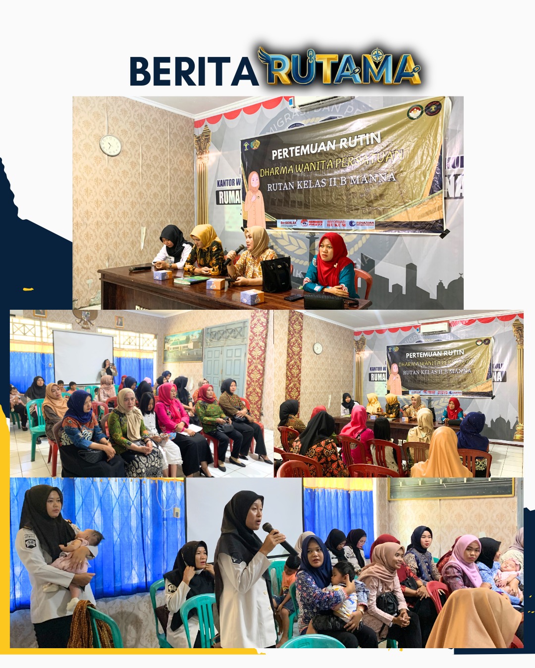 Dharma Wanita Persatuan Rutan Kelas IIB Manna Gelar Pertemuan Rutin, Perkuat Sinergi, Kekompakan, dan Peran Organisasi