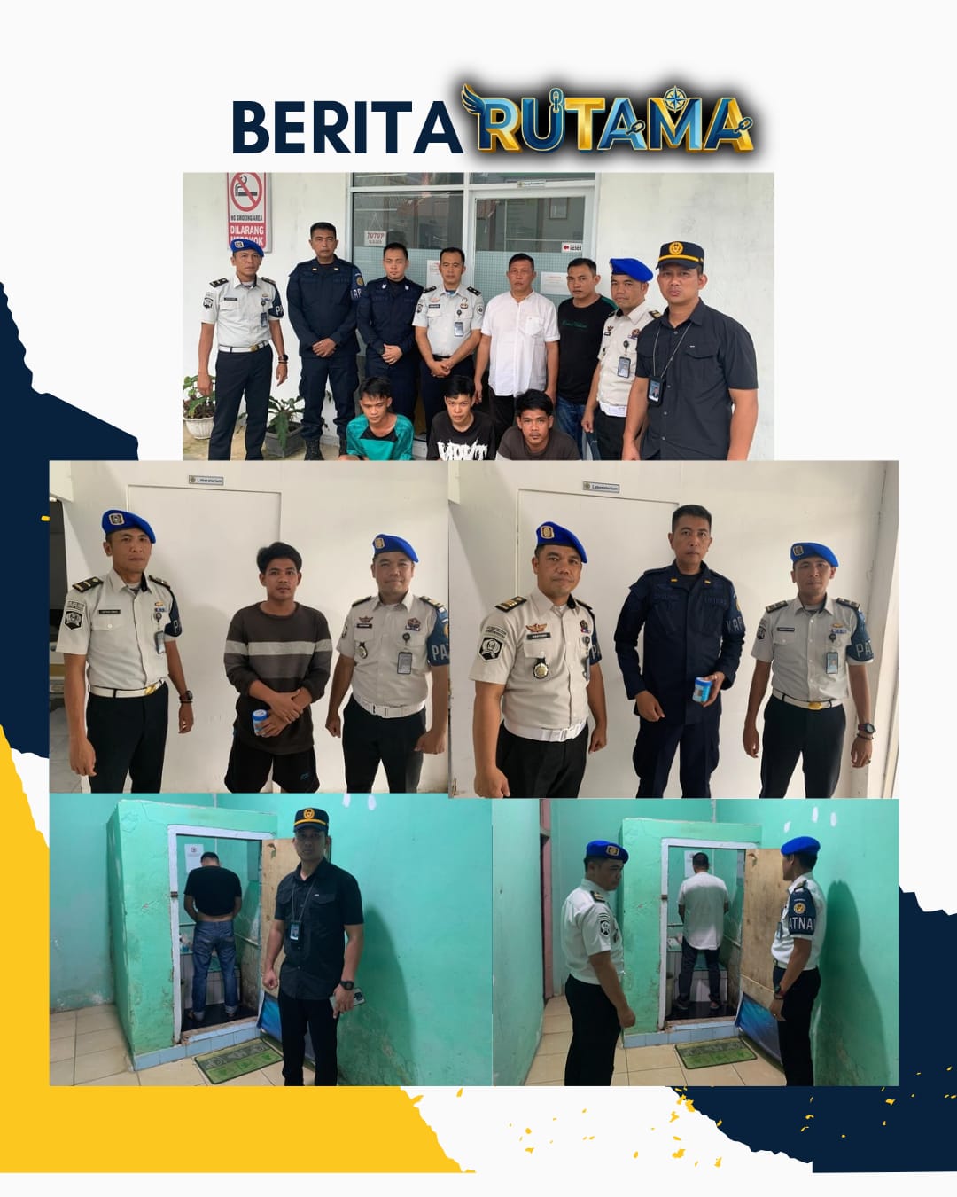 RUTAN MANNA GELAR TES URINE PEGAWAI DAN WBP, BUKTI KOMITMEN ZERO NARKOBA DAN HANDPHONE ILEGAL