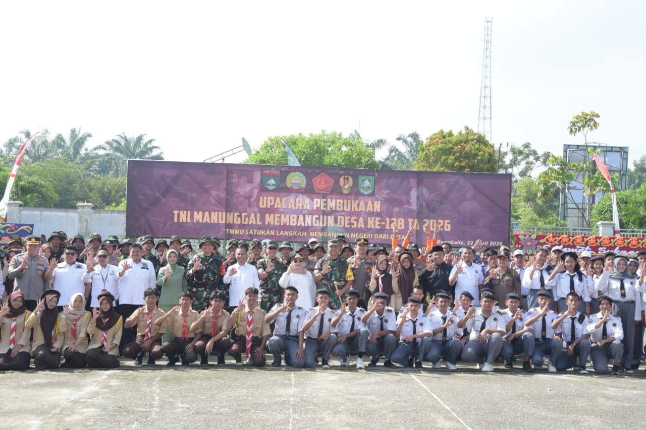 Gebrak Pembangunan hingga Pelosok Negeri Junjungan, TMMD ke-128 Resmi Dimulai