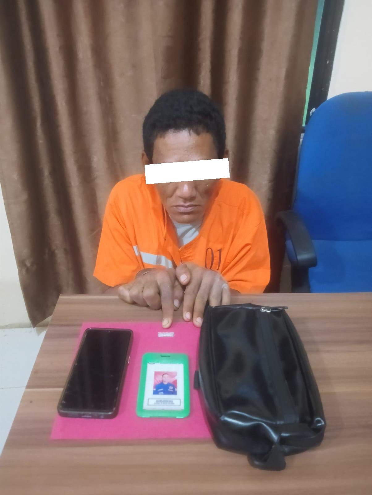 Petani di Bandar Jaya Siak Kecil Diciduk Polisi, Sabu Disembunyikan dalam Name Tag