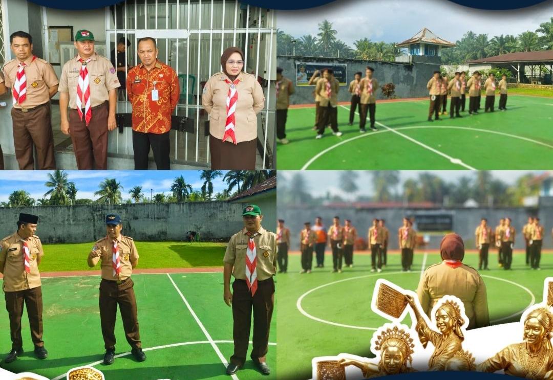 Tanamkan Disiplin dan Karakter, WBP Rutan Manna Mulai Aktif Ikuti Kegiatan Pramuka