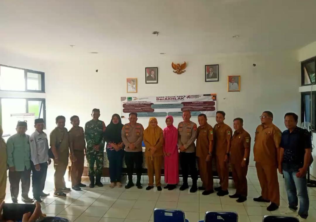 Resmi Dilantik, Iptu Sugiarto Gantikan Iptu Budi Santoso, SH sebagai Kapolsek Banyusari