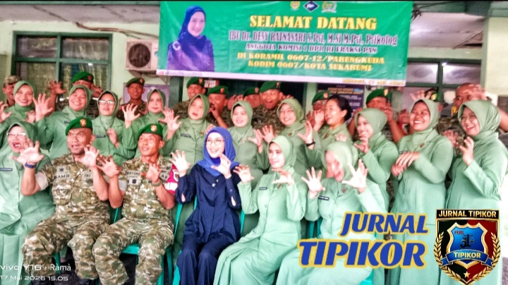 Desy Ratnasari Gelar Kunker ke Koramil 0607-12/Parungkuda, Soroti Kantor Koramil dan Kesejahteraan Prajurit