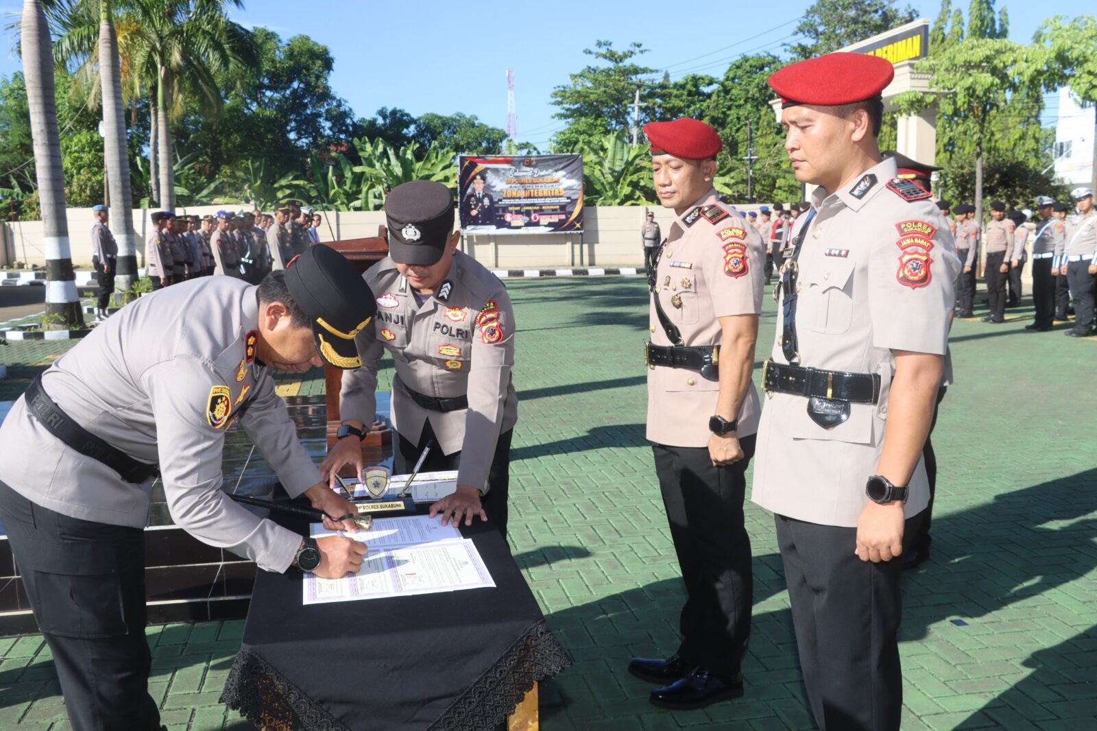 Rotasi Jabatan di Polres Sukabumi, Kapolres Tegaskan Profesionalisme dalam Bertugas