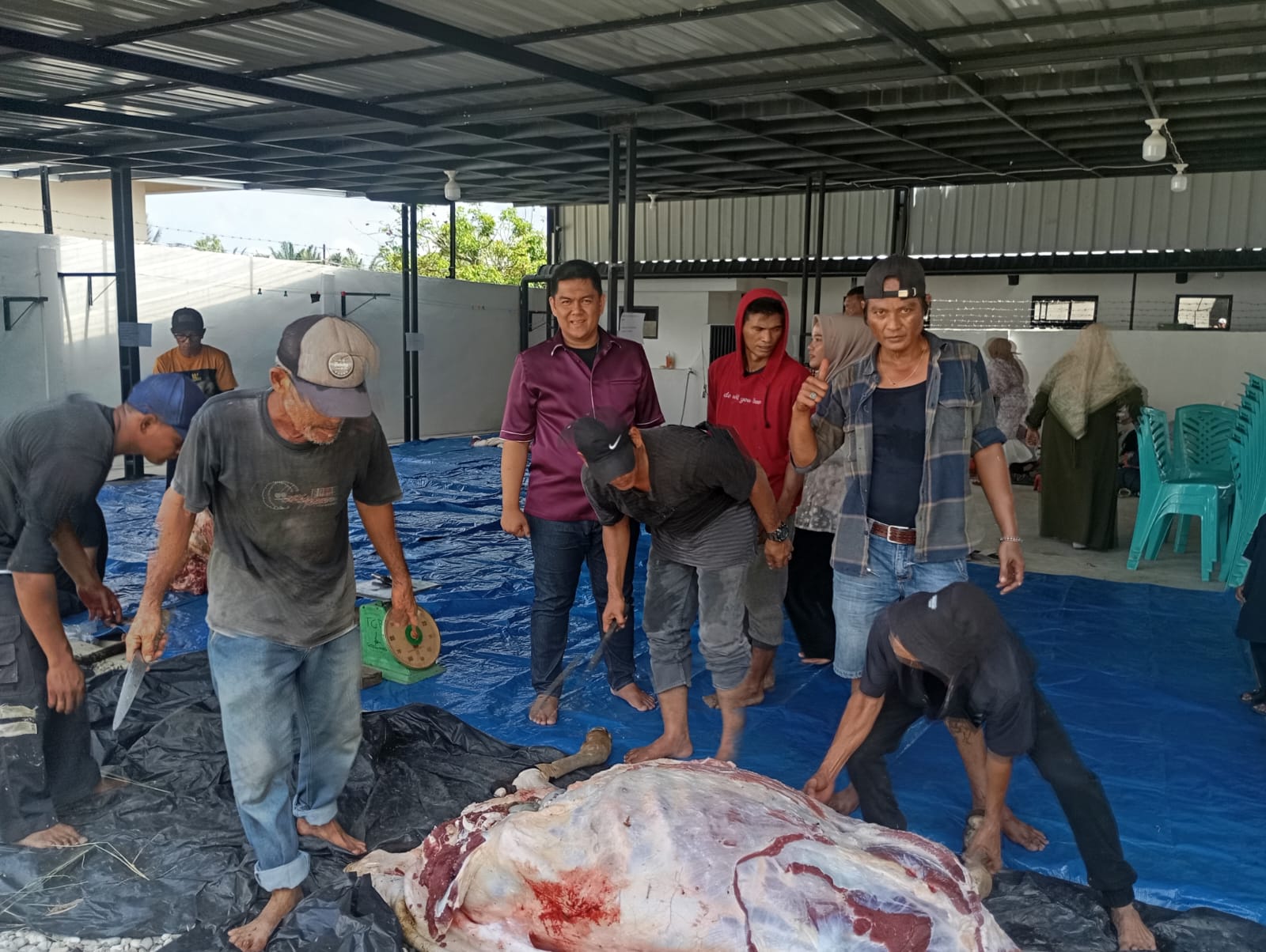 Wujud Kepedulian kepada Sesama, Anggota DPRD Bengkalis Ibra Teguh, SH Salurkan 4 Ekor Sapi dan 2 Ekor Kambing di Mandau