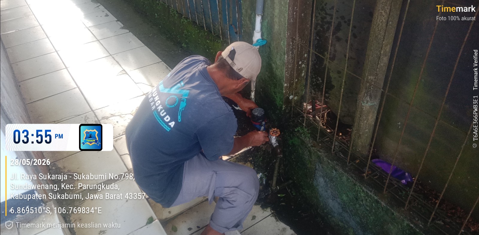 Perumda AM TJM Cabang Parungkuda Berikan Layanan Prima, Pelanggan 3 Bulan Telat Bayar Kembali Dipasang