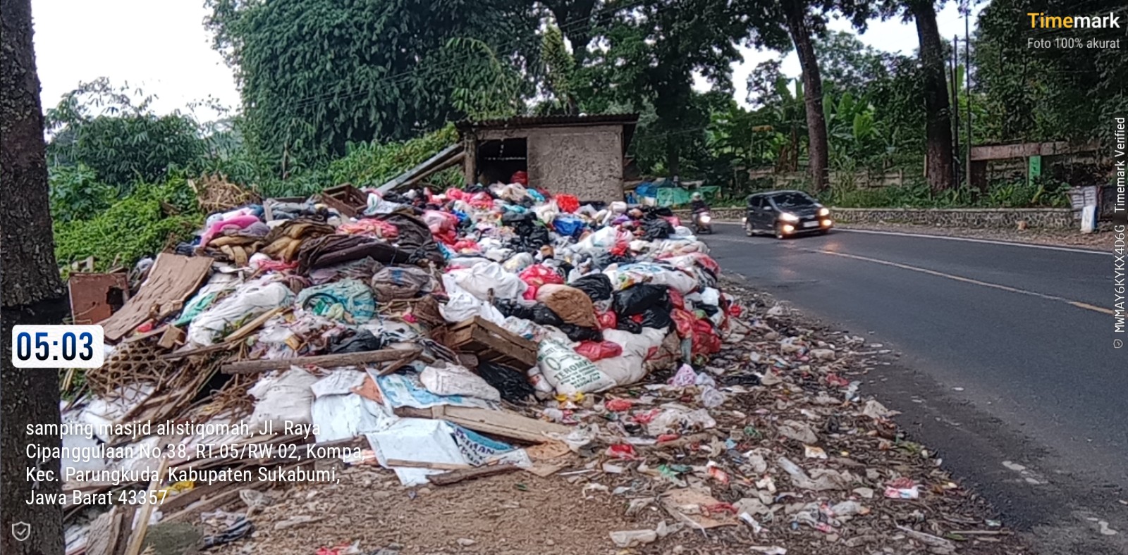 Volume Sampah di TPS Pondokkaso Landeuh Membludak, DLH Kabupaten Sukabumi Kewalahan Angkut