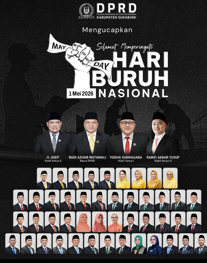 DPRD Kabupaten Sukabumi Ucapkan Selamat Hari Buruh, Dorong Perlindungan dan Kesejahteraan Pekerja