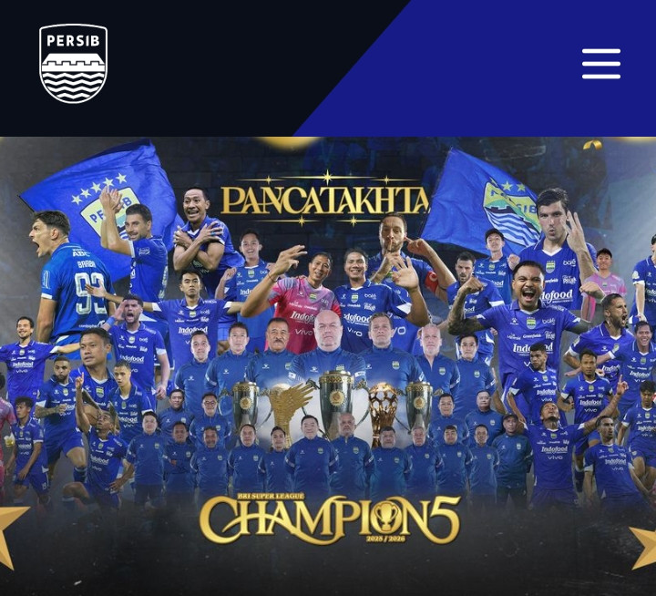 Persib Mampu Menjuarai Kompetisi Kasta Tertinggi Nasional Tiga Kali Beruntun.