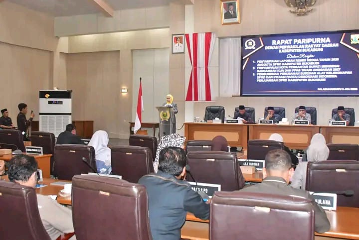 DPRD Kabupaten Sukabumi Gelar Rapat Paripurna, Ini Agenda Yang Disampai