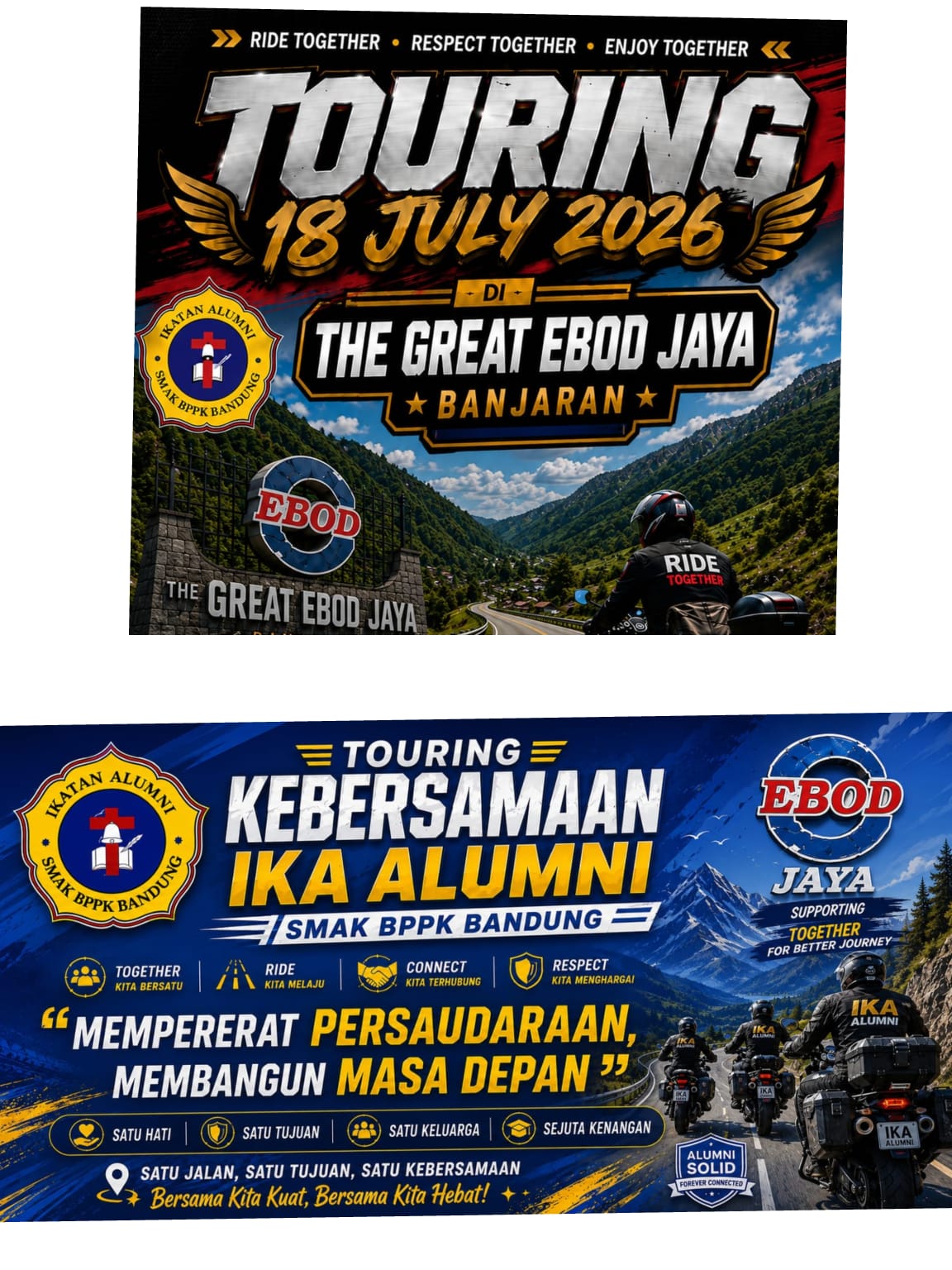 Touring IKA SMAK BPPK Bandung 2026 Perkuat Silaturahmi Alumni Lewat Semangat “Ride Together, Share & Care”
