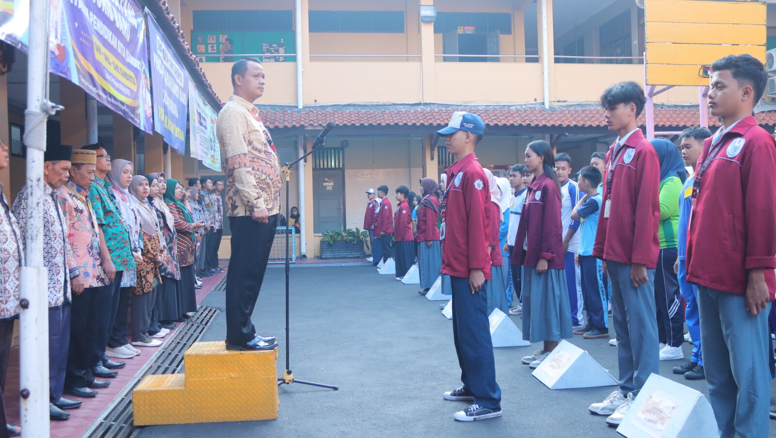 Sebanyak 740 Calon siswa baru SMP, SMA SMK Sandikta mengikuti MPLS dengan aman dan lancar.