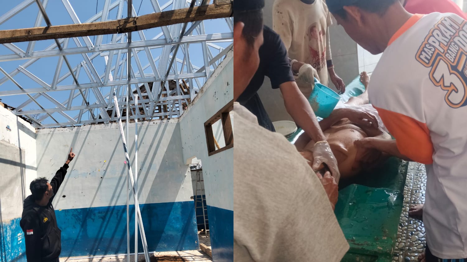 Pekerja Bangunan Meninggal Tersengat Listrik Tegangan Tinggi Saat Pasang Bajaringan di TK PGRI Melati Purabaya