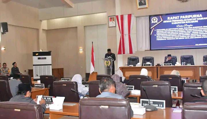 DPRD Kabupaten Sukabumi Gelar Rapat Paripurna Ke-11 Tahun Sidang 2026