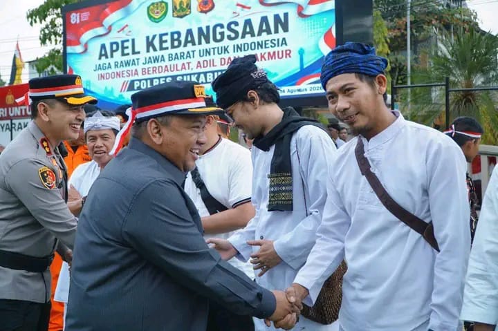 Budi Azhar Mutawali Hadiri Apel Kebangsaan Yang Digelar Polres Sukabumi “Jaga Rawat Jawa Barat Untuk Indonesia”