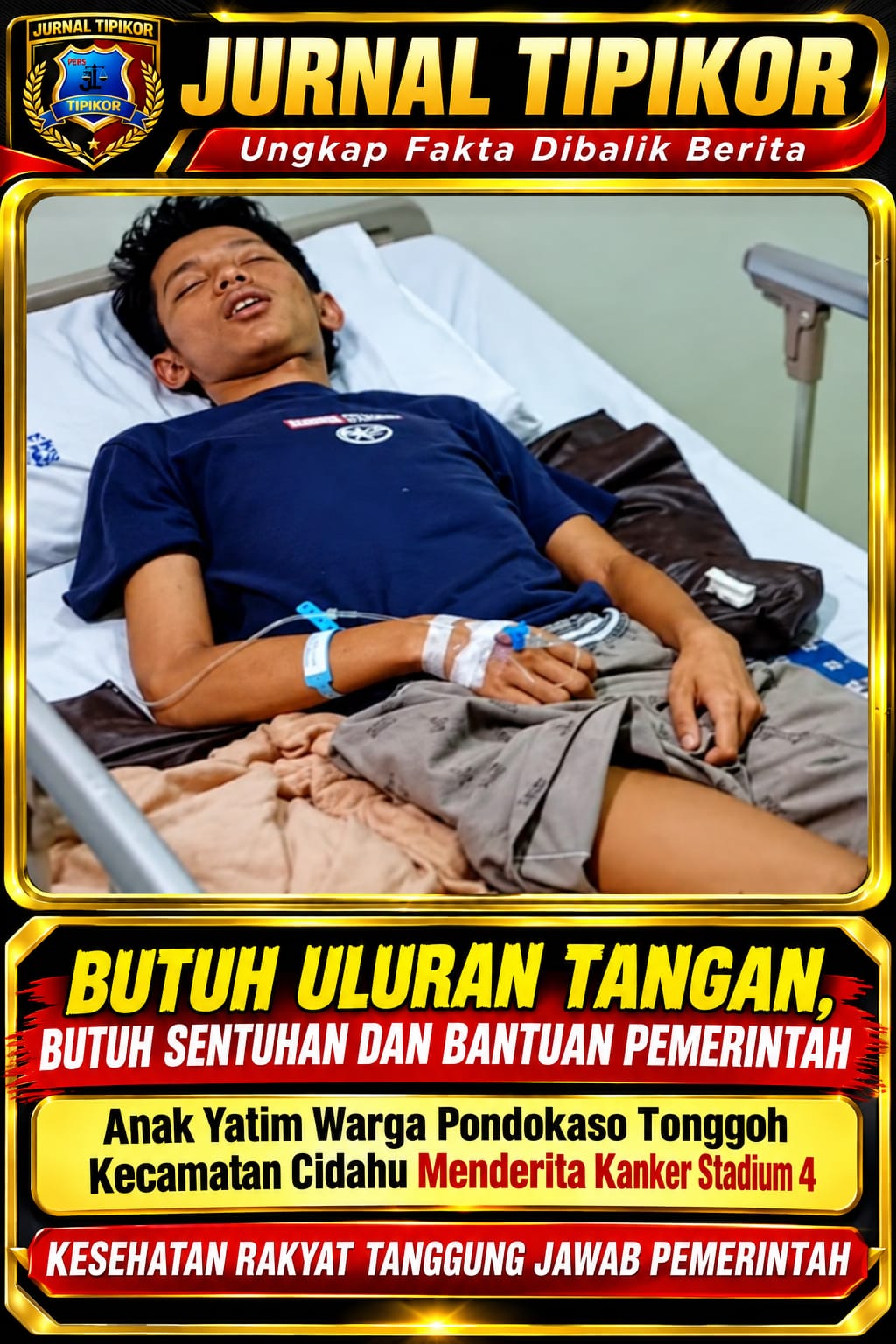 Butuh Uluran Tangan, Anak Yatim Warga Cidahu Sukabumi Menderita Kanker Mata Stadium 4, Masih Jalani Perawatan di Bandung