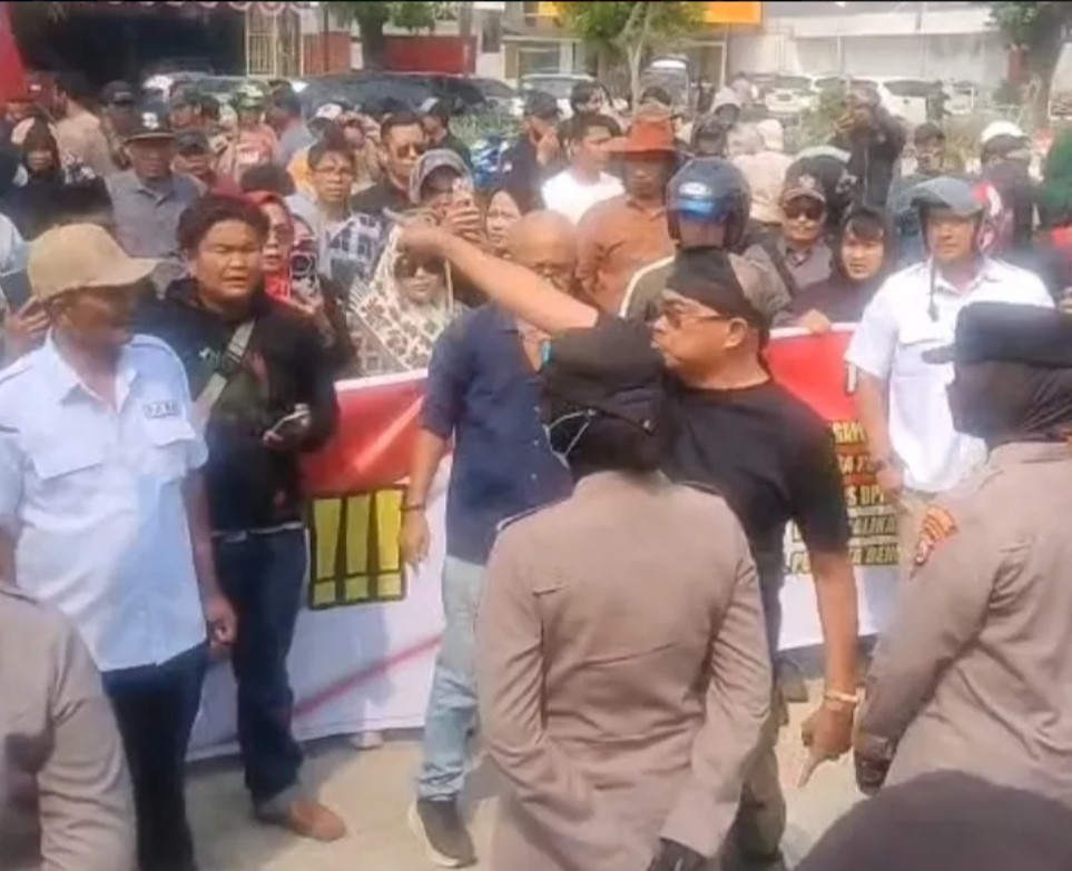 Unjuk Rasa FABB Memanas, Massa Diduga Penyusup Nyaris Bentrok