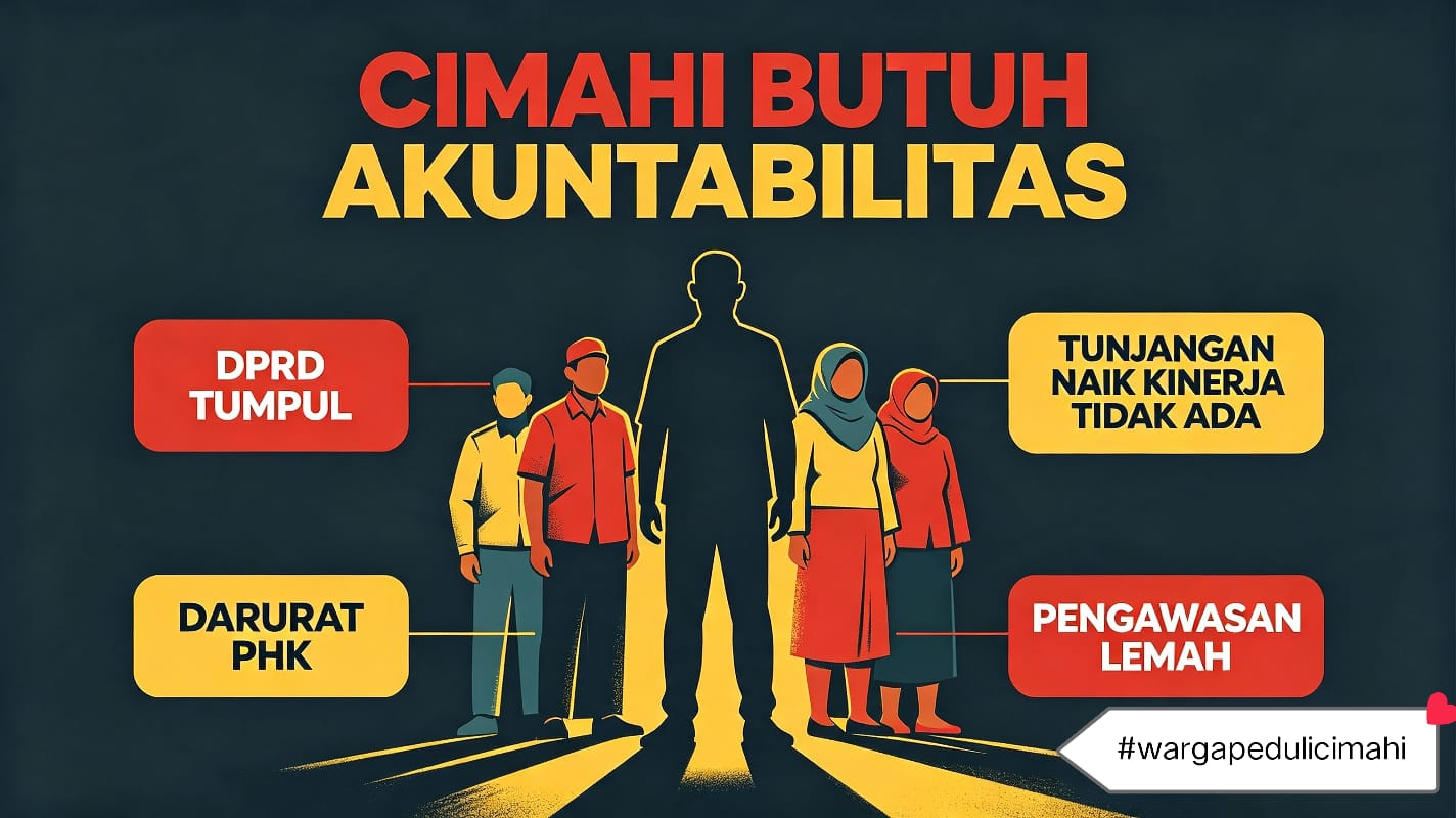 DEWAN TIDUR, BIROKRASI BEKU, RAKYAT CIMAHI MENJERIT DI AMBANG KEPUTUSASAAN